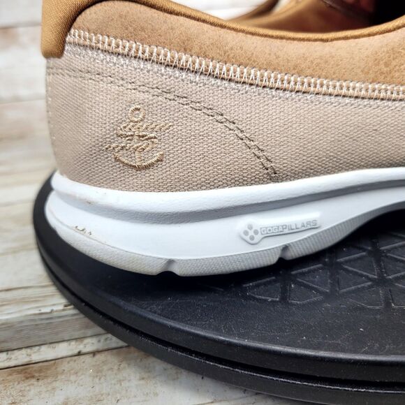 Skechers Go Step Goga Max Women's Size 9.5 Natural Beige Casual Boat Shoes 14416 - Picture 2 of 14